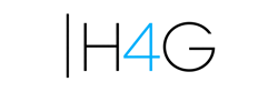 Minimalist H4G Cyan Accent Logo